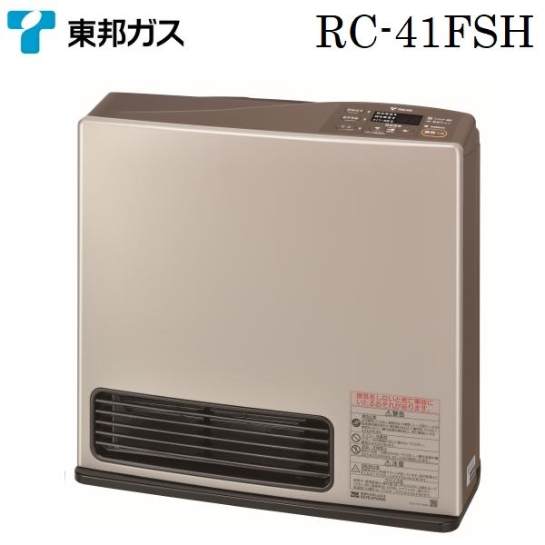 東邦ガス リンナイ製 ガスファンヒーター 都市ガス 13A 木造 11畳 コンクリート造 15畳 型式 RC-Y4001E TOHO GAS  RC-41FSH(L)
