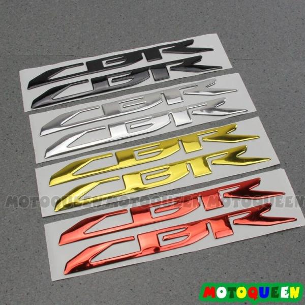 3D CBR HRC ロゴオートバイクローム タンクパッド ステッカー デカール エンブレム ホンダ CBR 250RR 300R :cgs2893:タウンストアヤフー店 通販 防水ステッカーCAR150