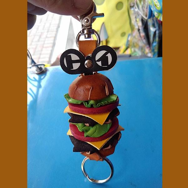 ジャンククリエイツ × トイバーガー レザーキーホルダー : トイ