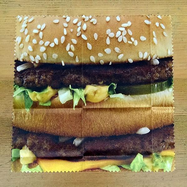 マクドナルド　メガネ拭き McDonald's BIGMAC CLEANING CLOTH マクドナルド ビッグマック