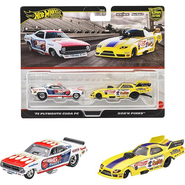 ホットウィール(Hot Wheels) プレミアム 2パック '72 プリムス クーダ