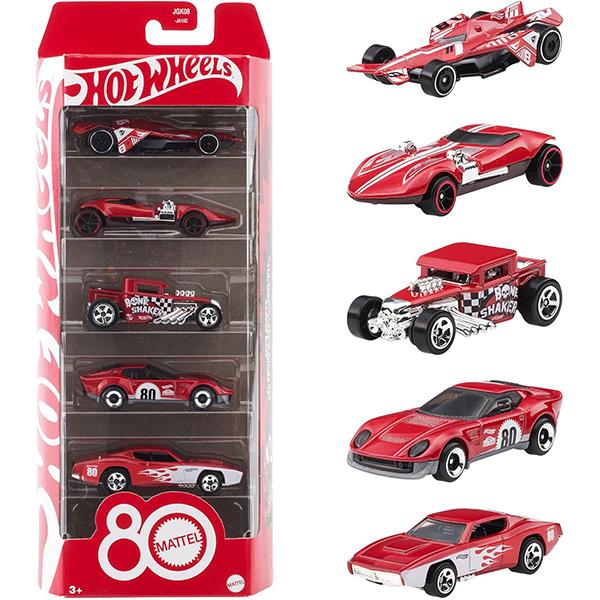 ホットウィール(Hot Wheels) マテル80周年 5パック : トイショップまの