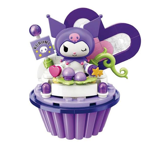 サンリオキャラクターズ Sweetsブロック クロミのぶどうカップケーキ