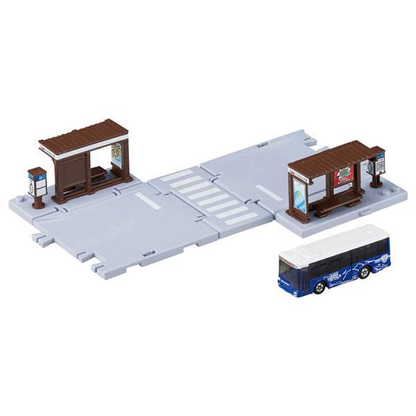 トミカ トミカワールド トミカタウン バス停(トミカ付き) : トイ