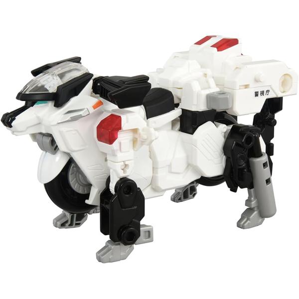 トミカ ジョブレイバー デカライドアーマー白バイ 警察犬ワンワンマル