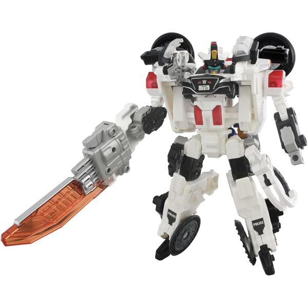 トミカ ジョブレイバー TJBDX ライジングポリスブレイバー デカライドアーマー白バイ DXセット