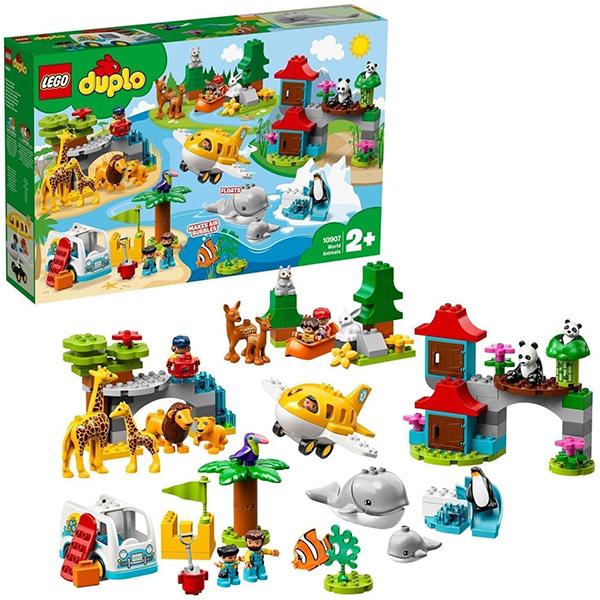 レゴ(LEGO) デュプロ 世界のどうぶつ 世界一周探検 10907 | ブロック 