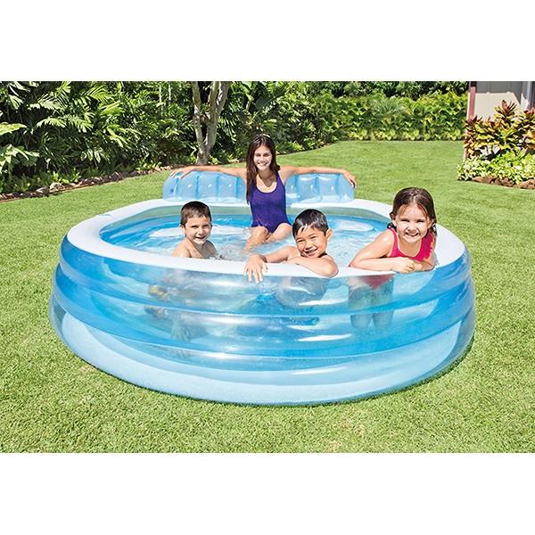 Intex インテックス プール スイムセンターファミリーラウンジプール 224 215 76cm 日本正規品 トイショップまのあ ヤフー店 通販 Yahoo ショッピング