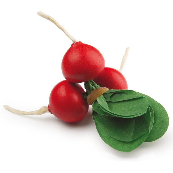 Erzi(エルツィ)木製ままごと『ラディッシュ(3個組)』Radish, bunch