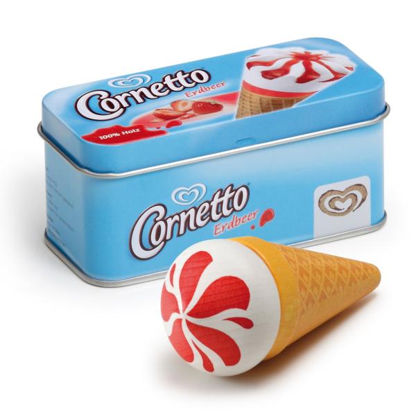 Erzi(GcB)ؐ܂܂ƁwʓACXN[(Xgx[)xIce cream Cornetto strawberry in a tin