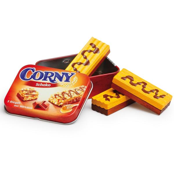 Erzi(GcB)ؐ܂܂Ɓwʓ`R[gER[j[xCorny chocolate in a tin