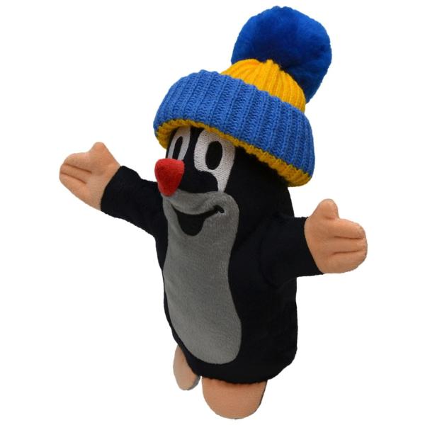 Mole 20cm blue cap,hand puppet