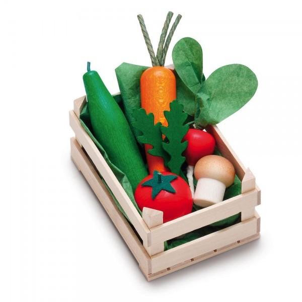 Erzi(エルツィ)木製ままごとセット『木箱入り野菜セット(ミニ 