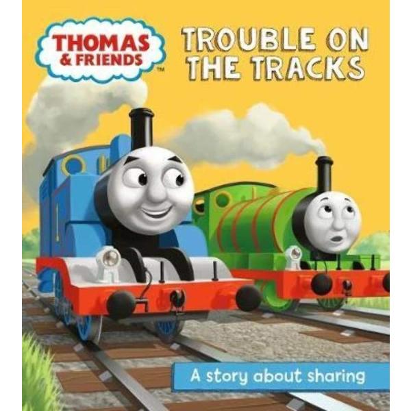 英語版ペーパーバック絵本作： Egmont Publishing UK There's trouble on the tracks when Percy wants to borrow Thomas' carriages for an im...