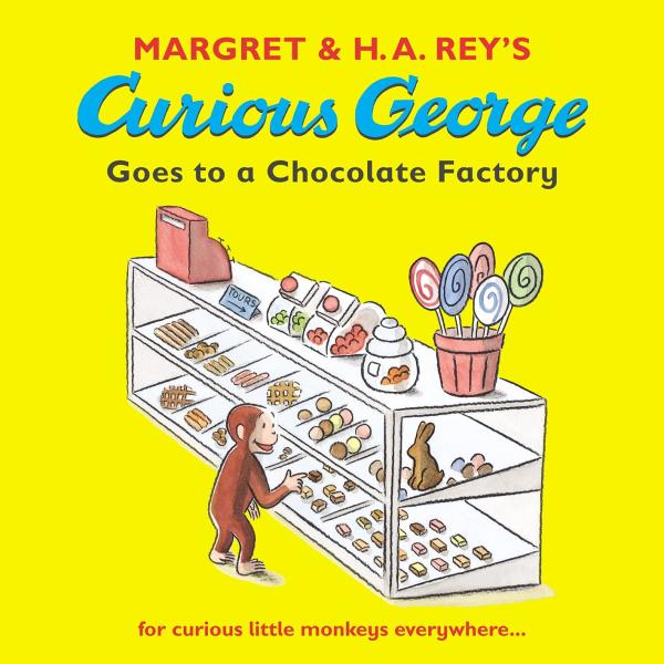 英語版ペーパーバック絵本 作：Margret Rey (著)When George and the man with the yellow hat stop to shop at a chocolate factory store, Geo...