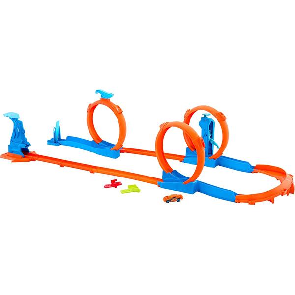 Hot Wheels（ホットウィール） トリプルループ プレイセット ミニカー