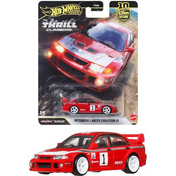 ホットウィール(Hot Wheels) カーカルチャー スリル クライマーズ 三菱 ランサー エボリューション VI JKF19-9866