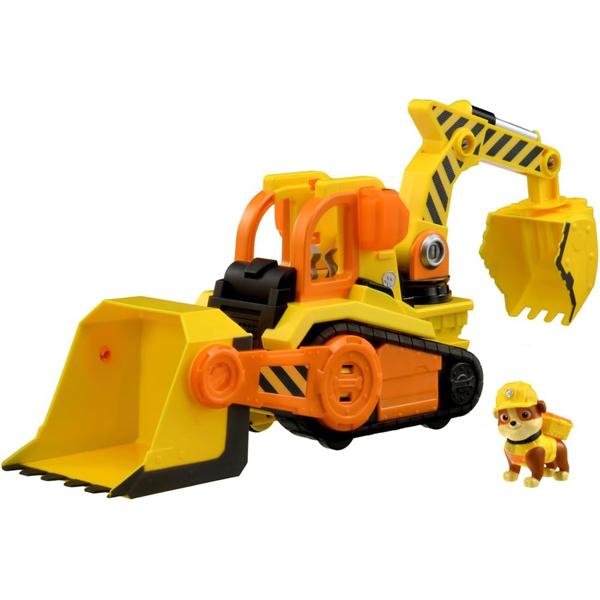 ライト＆サウンド付きDXビークルとフィギュアのセット！「ラブル＆クルー」で活躍するラブルのクルーブルドーザーが登場！(1)全長約40cmのビッグサイズ！(2)運転席にラブルを乗せよう！ライトが光って音が鳴るよ！(3)ショベルが回転するよ！(...