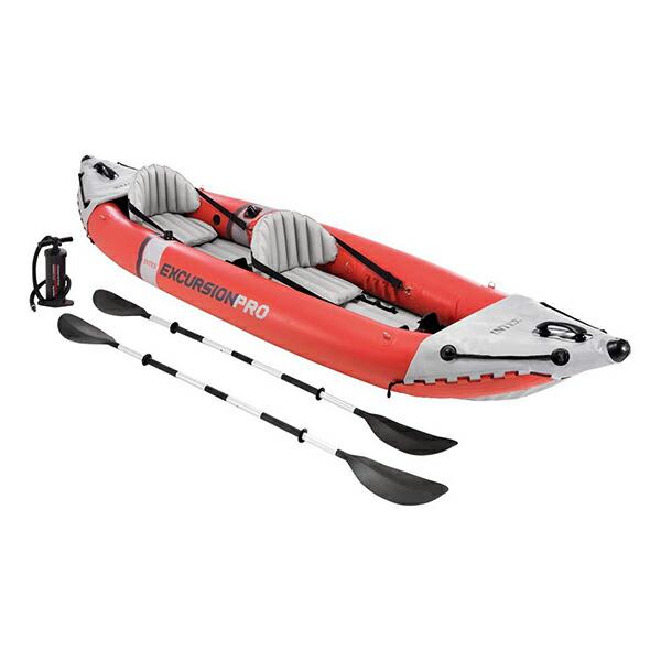 INTEX(インテックス) カヤック ボート エクスクルージョン プロ K2 カヤック 384×94×46cm 68309 [日本正規品] | パドル 二人乗り