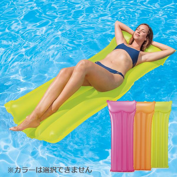 [カラー類選択不可] INTEX(インテックス) 浮き輪 ネオンフロートエアマット 59717 [日本正規品]