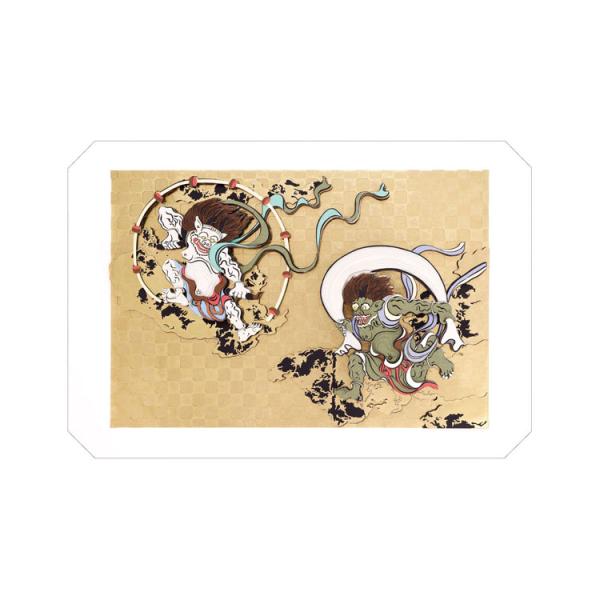 俵屋宗達 風神雷神図屏風 ENS-SA-C03 : 森のおもちゃ屋さん - 通販