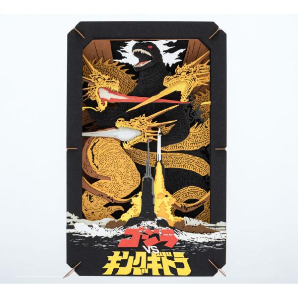 [Release date: December 4, 2024]商品名：ゴジラVSキングギドラサイズ：約H160×W100×D42mm品　番：ENS-PT-L74メーカー：エンスカイ補　足：【雑貨】【ペーパーシアター】【PAPER THEA...