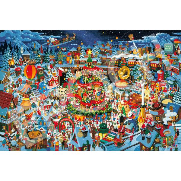 [Release date: September 14, 2024]商品名：探して！クリスマスタウンの奇跡サイズ：50×75cm品　番：EPO-12-069sピース数：1000メーカー：エポック社補　足：【ジグソーパズル】【イラスト】【秋山...