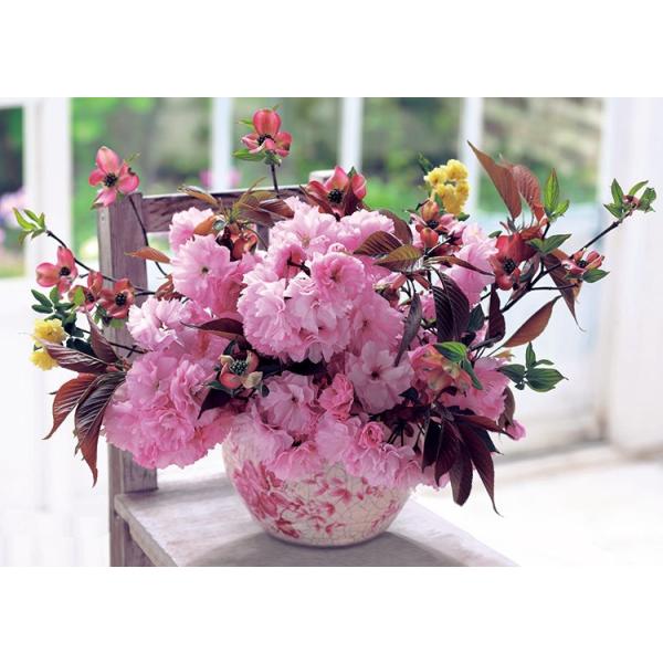 ジグソーパズル Epo 71 131 フラワー シーズンフラワーズ 3月 八重桜 花言葉 優美 108ピース Epo 森のおもちゃ屋さん 通販 Yahoo ショッピング