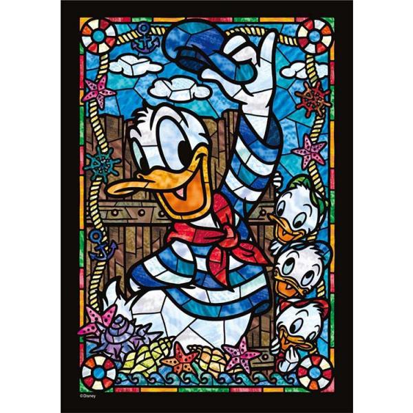 テンヨー（Tenyo） ジグソーパズル ドナルドダック ステンドグラス