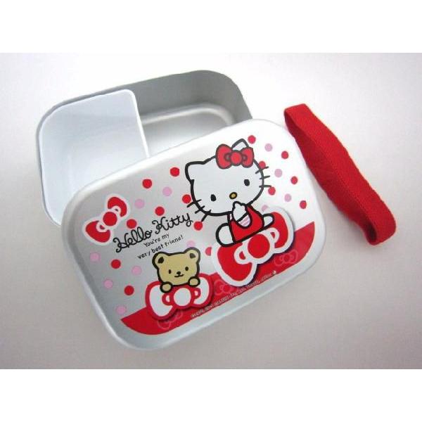 サンリオ】ハローキティ(くまとリボン) アルミお弁当箱+ランチベルト(中子付き) /【Buyee】 サンリオ】ハローキティ(くまとリボン) アルミお弁当箱+ランチベルト(中子付き) /【Buyee】