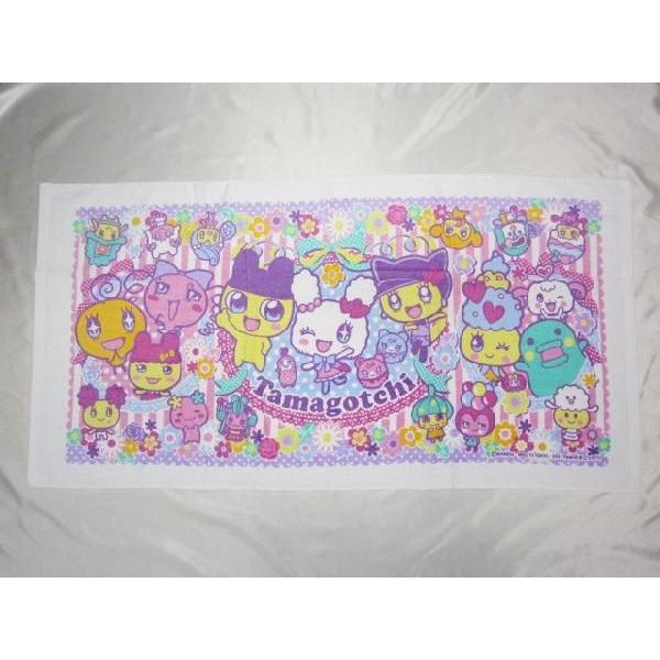 メール便OK！】 たまごっち （もりりっち入り柄） バスタオル : TOY
