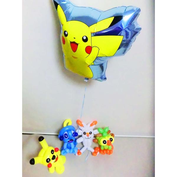 ヒバニー ピカチュウとポケットモンスター バルーンアート 誕生祝 入学祝 卒園祝 七五三 入園祝 バルーンギフト Mn91yho バルーンショップtoy トーイ 通販 Yahoo ショッピング