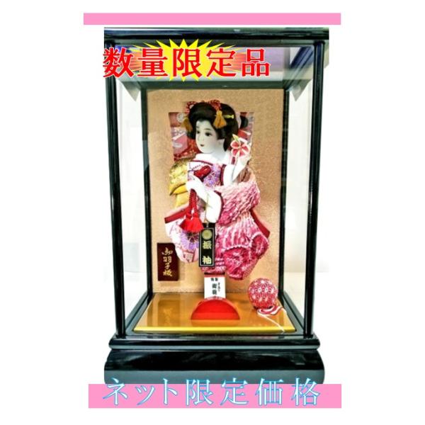 羽子板 初音 8号 初正月 お祝い 春之輔人形 9
