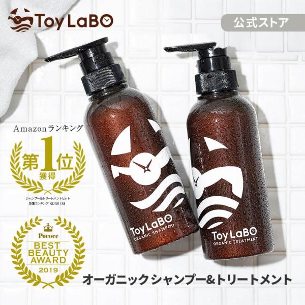 シャンプー トリートメント セット トイラボ ToyLaBO オーガニック 天然由来 無添加 ボタニカル ノンシリコン アミノ酸 くせ毛 抜け毛  サロン 美容室 専売品 :shtr001:ToyLaBOショップ 通販 