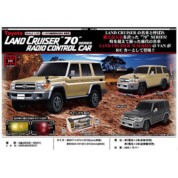 トヨタ ランドクルーザー 70シリーズ ラジコンカー R/C Toyota ランドクルーザー70シリーズ LAND CRUISER RCカー