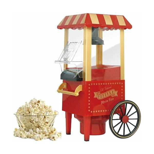 ポップコーンメーカー 赤 HAC3585クラシックデザインでレトロなワゴン型のポップコーンメーカーです。おしゃれなデザインで、お部屋のインテリアにも。フレーバーの粉（別売）をふりかければ、色々な味が楽しめます。ホームパーティーやお誕生日会に...