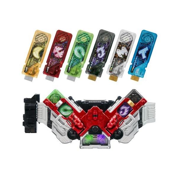 仮面ライダーW SUPER BEST 変身ベルト DXダブルドライバー『仮面ライダーW』より、DXダブルドライバーとガイアメモリ6本がセットになって登場。DXダブルドライバーに2本のガイアメモリを装填してスロットを左右に展開！仮面ライダーダ...