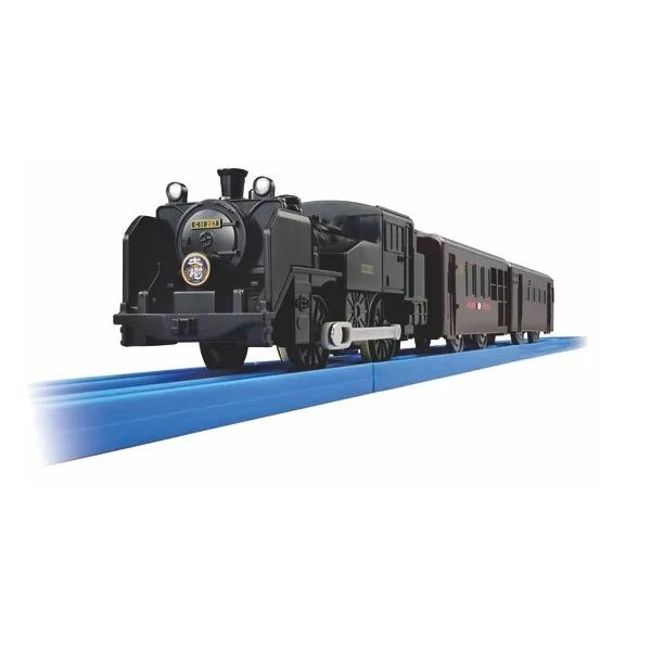 プラレール 東武鉄道 SL大樹C11形207号機（客車：ぶどう色）ヘッドマークシール付きSL大樹C11形207号機のプラレールが初登場現行の運用に合わせ「SL＋１２系展望客車＋１４系客車」のセットになりました。SL大樹C11形207号機は、...