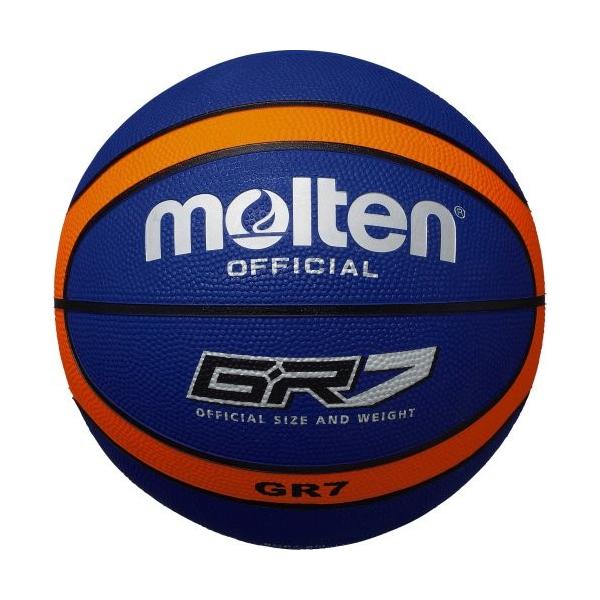 molten(モルテン)GR7 ゴムバスケットボール 7号球 ブルー×オレンジ BGR7BO ブルー×オレンジ