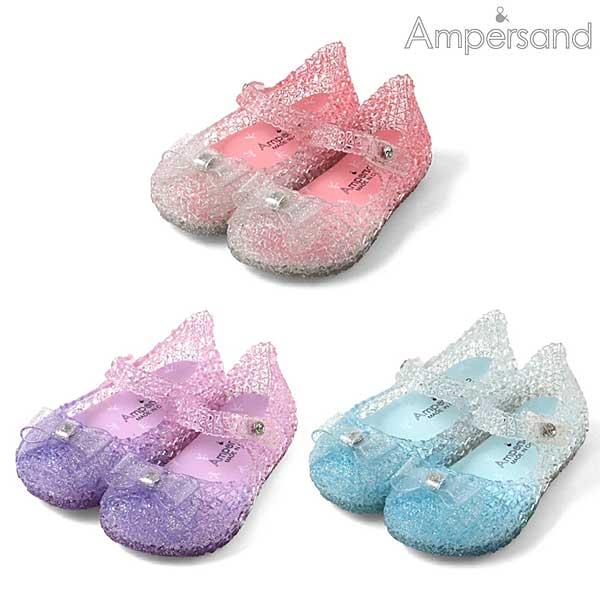 SALE 20%OFF　Ampersand アンパサンド　リボンジェリーパンプス　14〜19cm　L249046