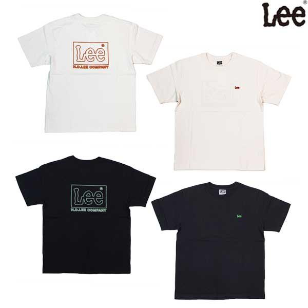 LEE　リー　バックプリントTシャツ　カラー：ホワイト(157)　カラー：ブラック(175)　メンズ(大人)　LT3187
