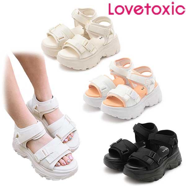 ラブトキシック　lovetoxic　【LTXC】厚底スポーツサンダル　140-160cm　2026-03 ジュニア 子供服 女の子　7761432