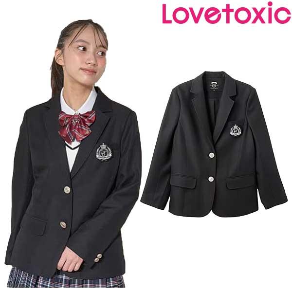 LOVETOXIC ラブトキシック lovetoxic 卒服 エンブレムつきテーラードジャケット 150-160cm 2025F 8343617 トヨフク子供服店 - 通販 - Yahoo ショッピング