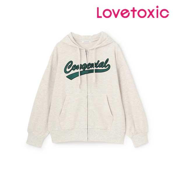 LOVETOXIC ラブトキシック lovetoxic アップリルーズZIPパーカ