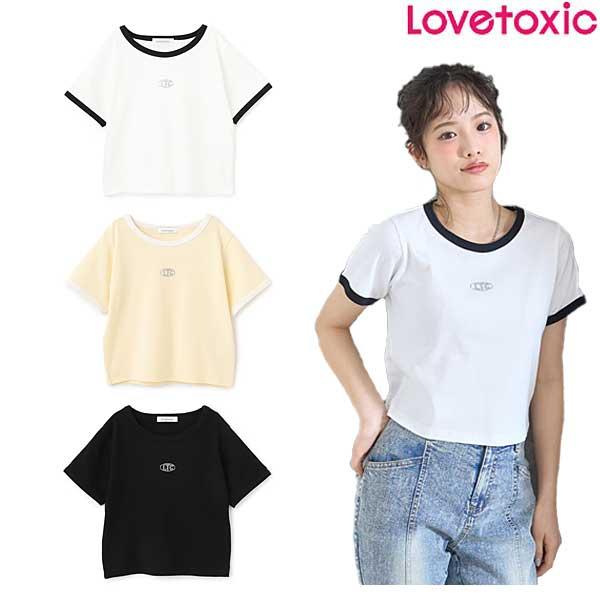 LOVETOXIC ラブトキシック lovetoxic 【抗菌防臭】テレコ半袖T 140