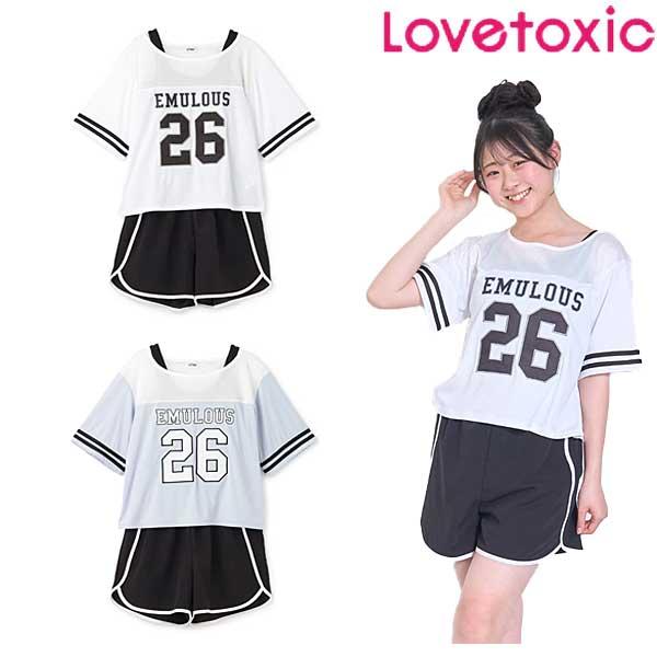 LOVETOXIC ラブトキシック lovetoxic ナンバーメッシュ4点セット水着