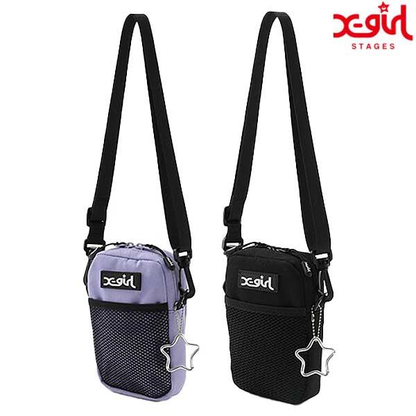ショルダーバッグ ミニ X-girl Stages Stages エックスガール ステージス メッシュミニ