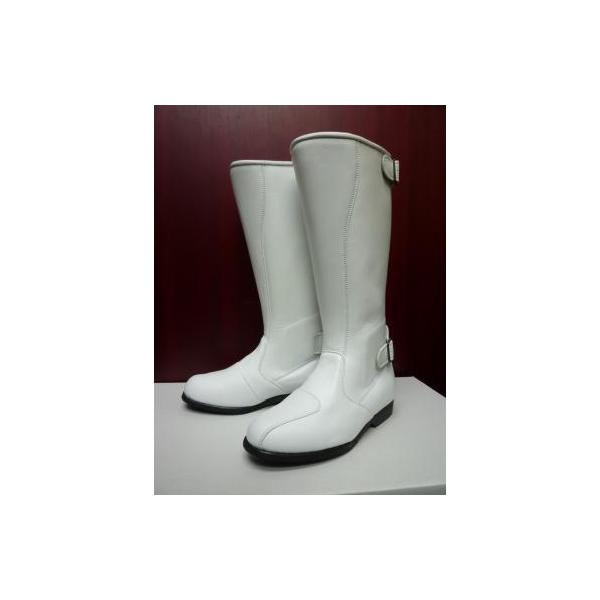 POWER ビンテージ　レザー ロングブーツ ホワイト　26.5センチ相当 楽天市場】バイク ロング ブーツ メンズ レディース ライダー