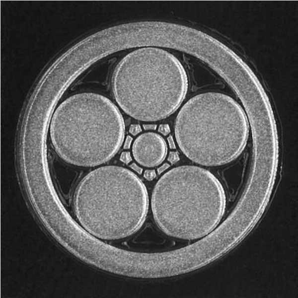 家紋 蒔絵シール 家紋ステッカー 丸に梅鉢 銀 30mm Buyee Buyee Japanese Proxy Service Buy From Japan Bot Online