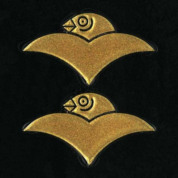 黄金家紋14枚 戦国時代の武将の家紋 メタリックの家紋 戦国大名